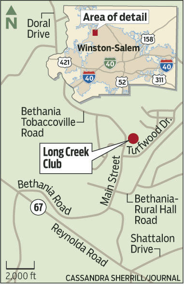 Long Creek Club map